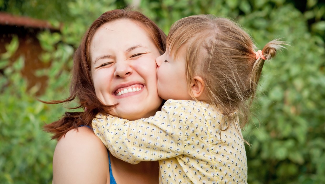 Mother Being Happy with Her Child